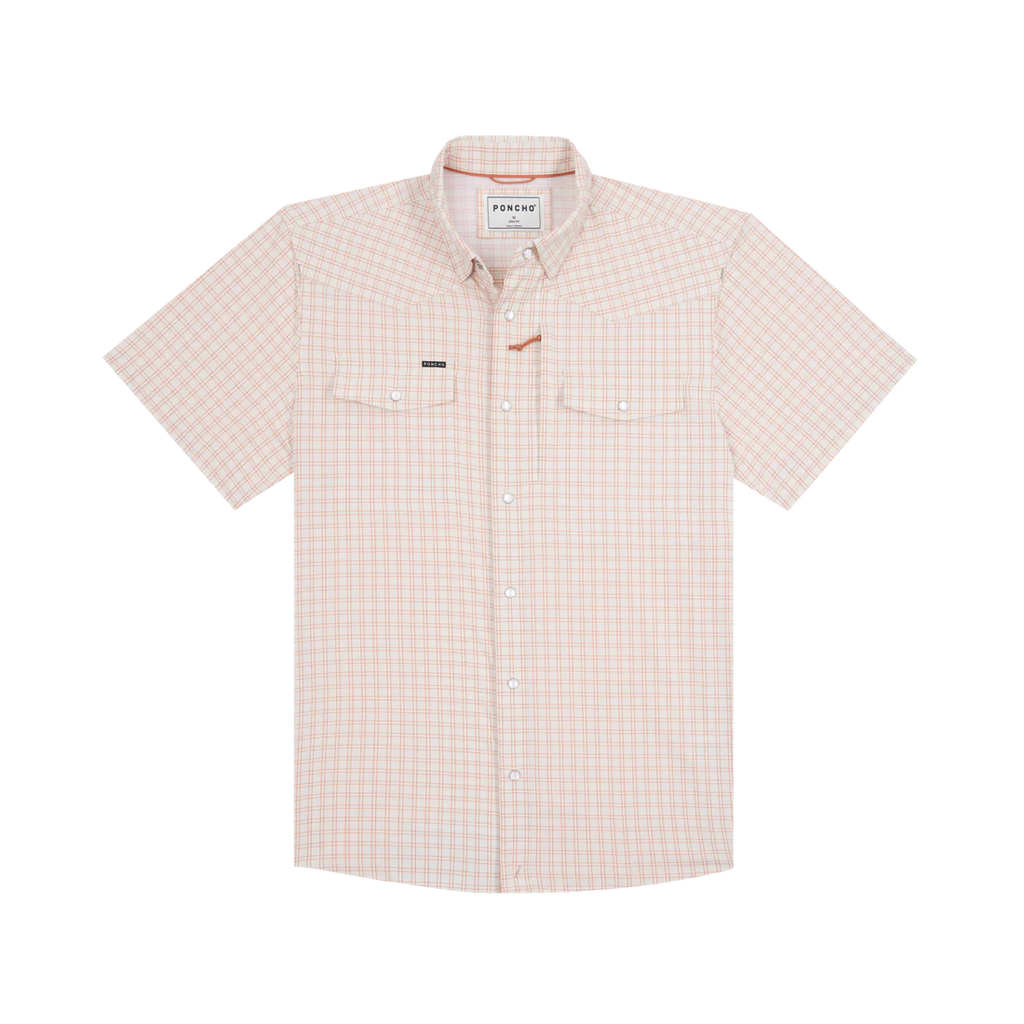 The Etouffee Western Short Sleeve - Red and Cream Plaid
