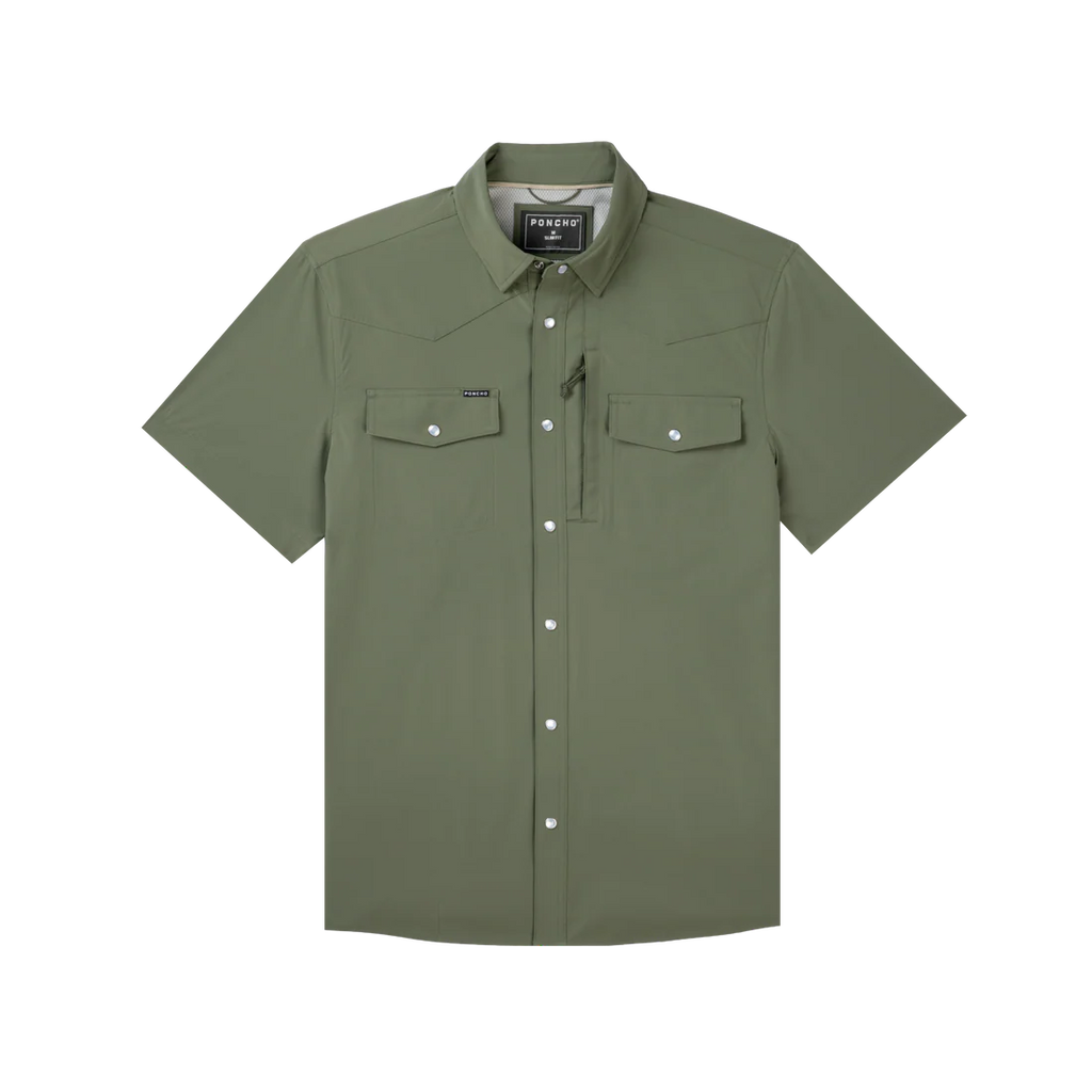 The Grazer Western Tuff-Thread Short Sleeve - Olive