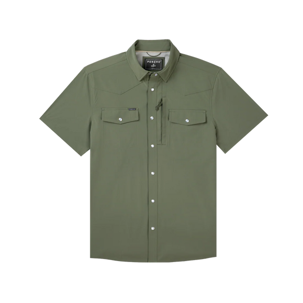 The Grazer Western Tuff-Thread Short Sleeve - Olive