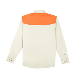 The Hebbronville Original Tuff-Thread Long Sleeve - Tan with Blaze Patch