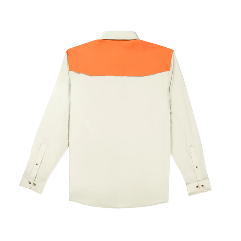 The Hebbronville Original Tuff-Thread Long Sleeve - Tan with Blaze Patch