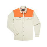 The Hebbronville Original Tuff-Thread Long Sleeve - Tan with Blaze Patch