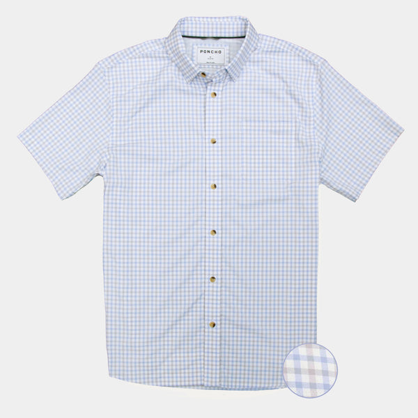 The Jubilee Ultra-Lite Short Sleeve - Blue and Grey