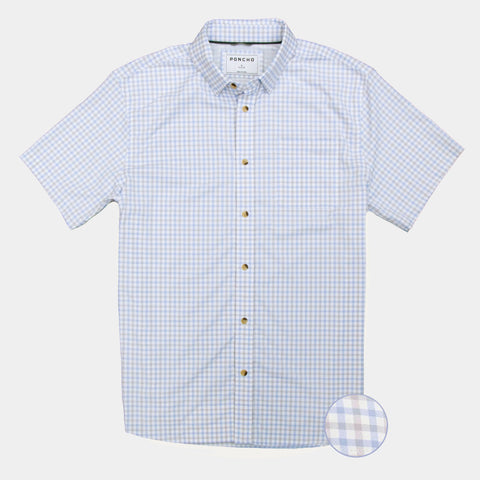 The Evergreen Western Short Sleeve - Turf Green Microcheck