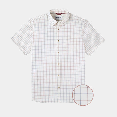 Leeward Button Down Shirt - Aluminum Manor Plaid