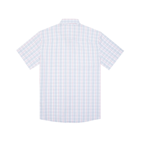 The Mullet Ultra-Lite Short Sleeve - Red Grey & Blue Plaid