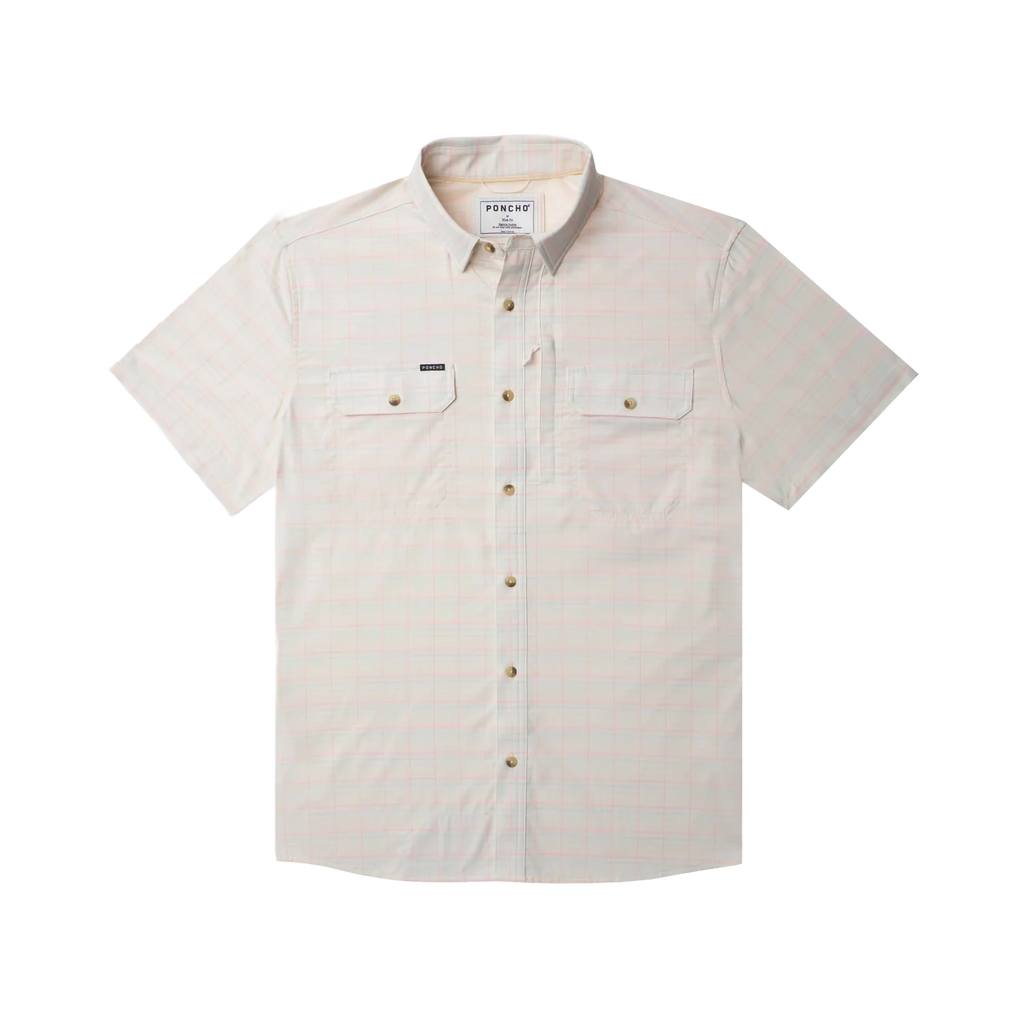 The Suwannee Original Short Sleeve - Cream Red & Blue Plaid
