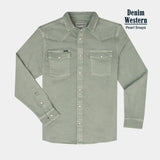 The Ventura Denim Western - Sage Brush