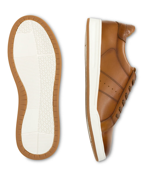 Topspin Oxford Leather Sneakers - Cognac