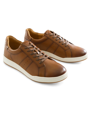 Topspin Oxford Leather Sneakers - Cognac