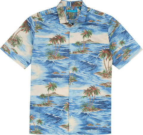 Tiled Isle Shirt - Navy