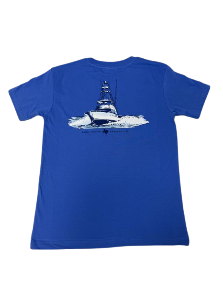Youth Deep Sea Boat T-Shirt - Marine