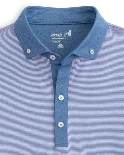 Walsh Striped Jersey Performance Polo - Victory