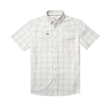 The Whitefish Western Short Sleeve - Grey Blue and Cream Plaid