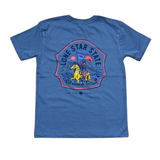 Youth Lone Star Badge T-Shirt - Slate