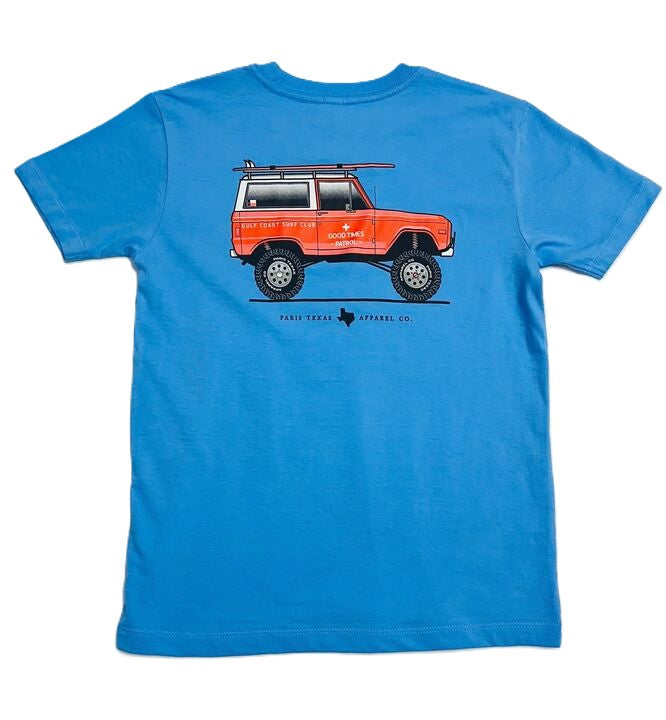 Youth Gulf Coast Bronco T-Shirt - Azure
