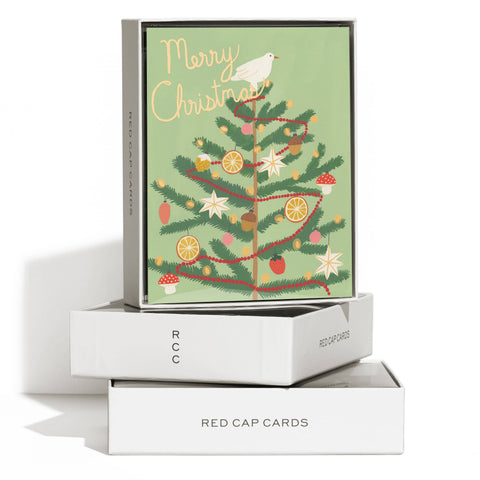 Christmas Spice Tree holiday greeting card