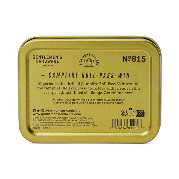 Campfire Roll, Pass, Win