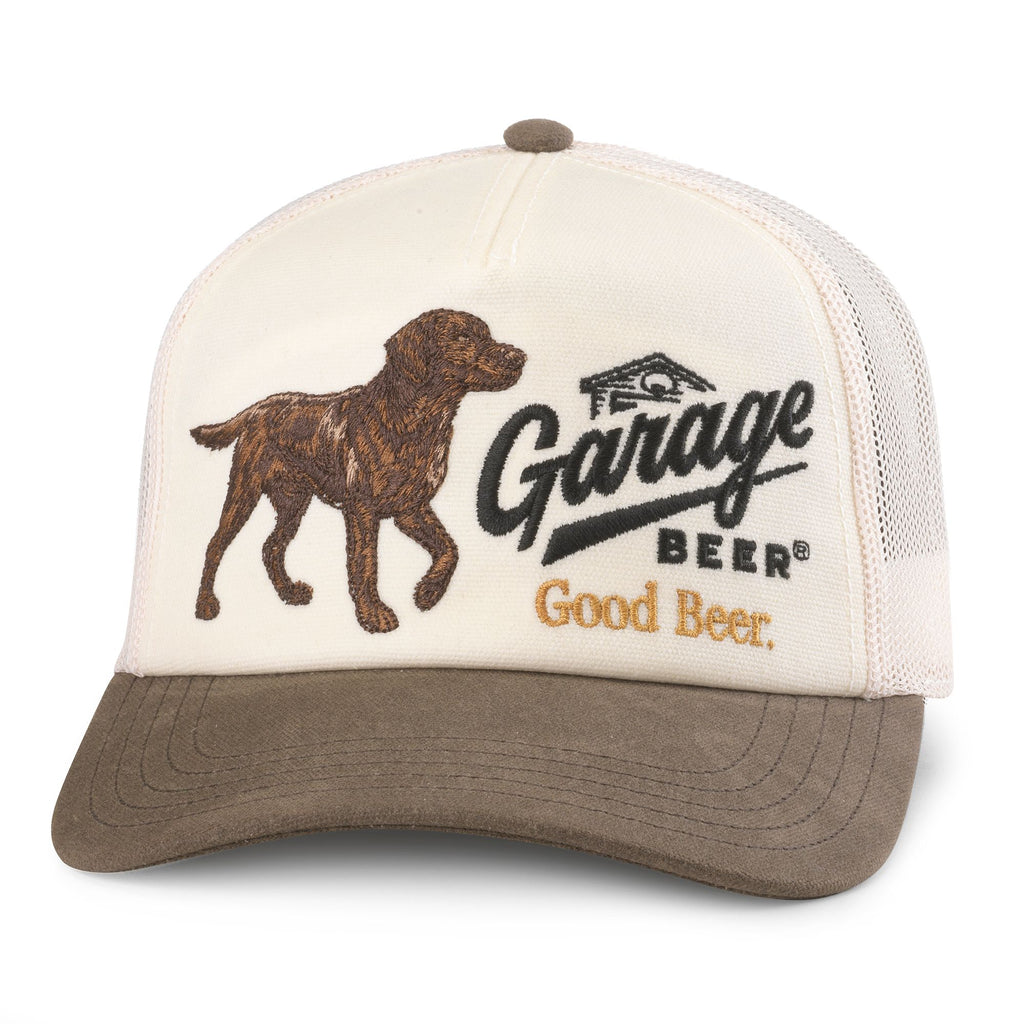 Garage Beer Remington Hat - Ivory / Brown