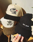 19th Hole Golf Snapback - Cream Black Embroidered