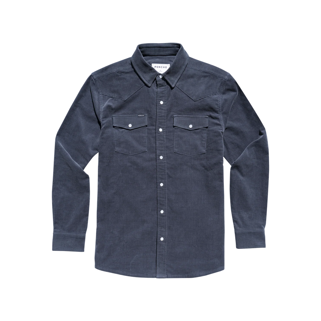 The Barton Springs Corduroy Shirt - Navy