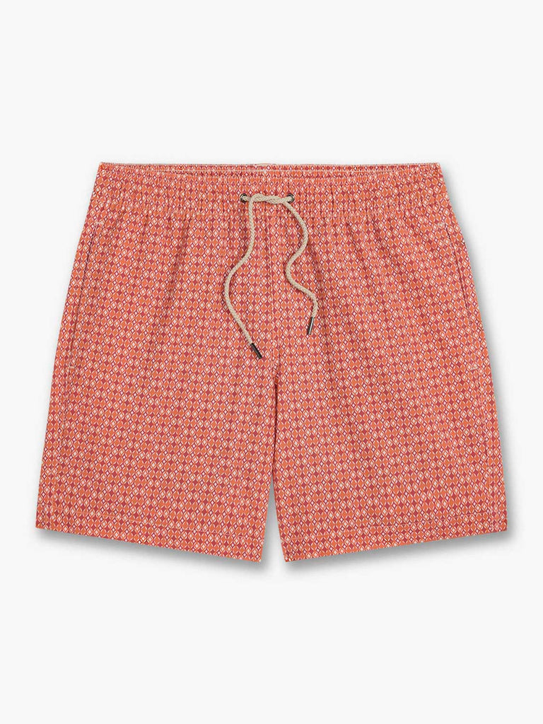 Bayberry Trunk - Tangerine Geo