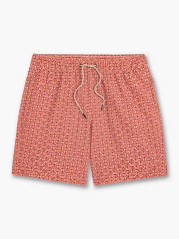 Bayberry Trunk - Tangerine Geo