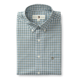 Benton Plaid Performance Poplin Sport Shirt - Legion Blue