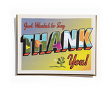 Thank You Card  (Large Letters)