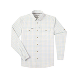 The Bird Island Original Long Sleeve - Blue/Gold/Green Plaid