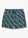 Bungalow Trunk - Navy Palm Tiles