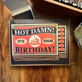 Happy Birthday Card - Matchbox