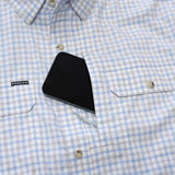 The Channel Cat Original Short Sleeve - Blue & Gray