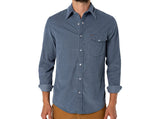 Button Down Corduroy - Slate Blue