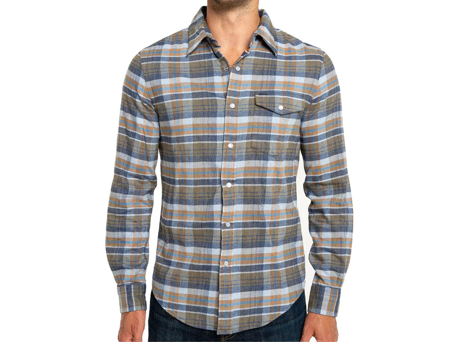 Flannel Apres Plaid - Brown / Blue