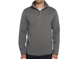 Quilted Pullover - Dark Heather Gray