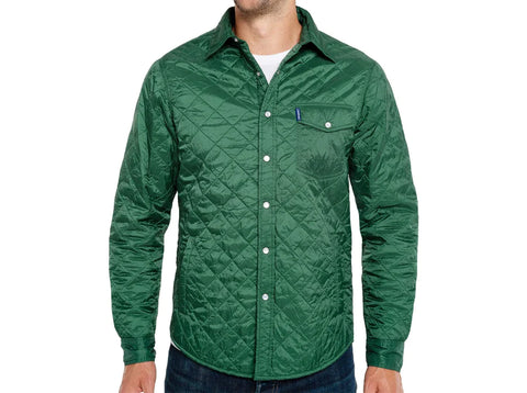 Quilted Shacket - Green