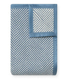 Harborview Herringbone Cornflower Blanket