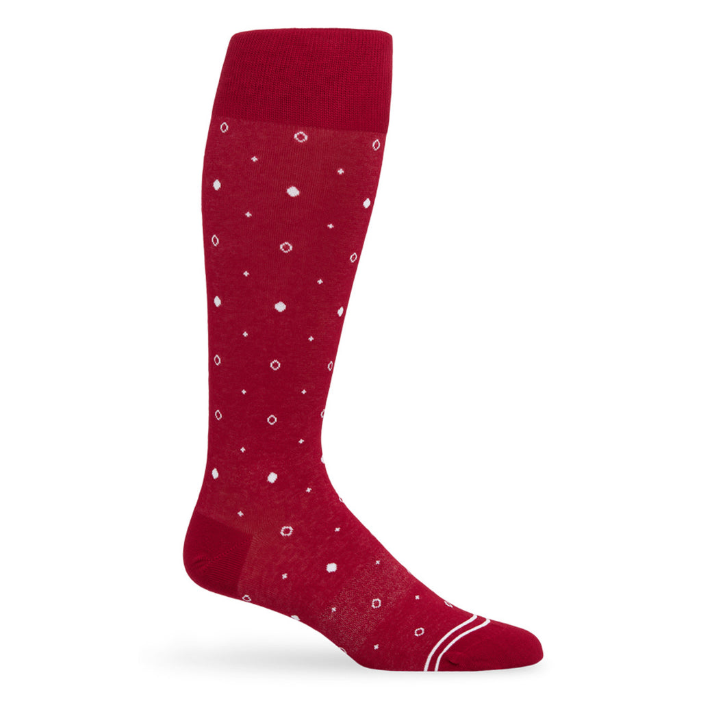 Cardinal Mixed Dot Dress Socks
