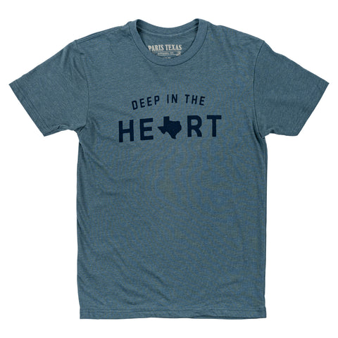 Deep in the Heart T-Shirt - Indigo