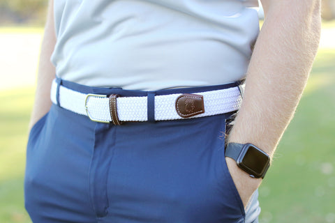 The Destin Woven Stretch Belt