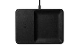 CATCH:3 - Classics Leather Wireless Charger with Valet Tray -Saddle