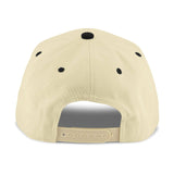 19th Hole Golf Snapback - Cream Black Embroidered