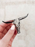 Longhorn Vinyl Sticker