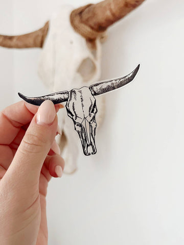 Longhorn Vinyl Sticker