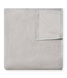 Harborview Herringbone Light Grey Blanket