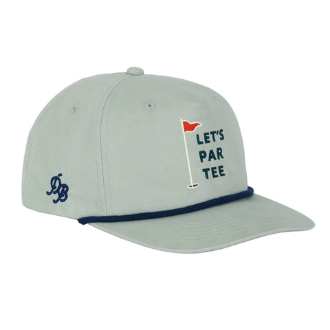 Lets Par Tee Golf Rope Hat - Funny Embroidered