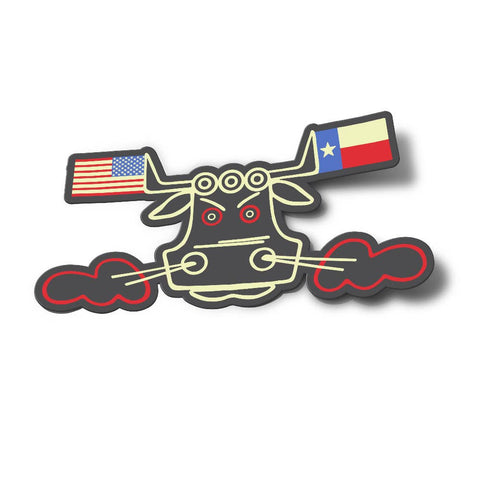 Astrodome Bull Sticker