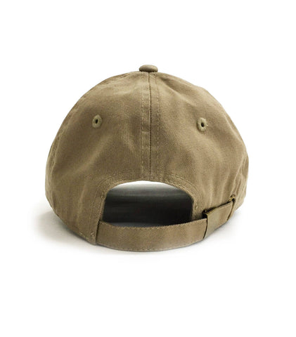 Ask Your Mom Embroidered Dad Hat - Tan Cotton Funny