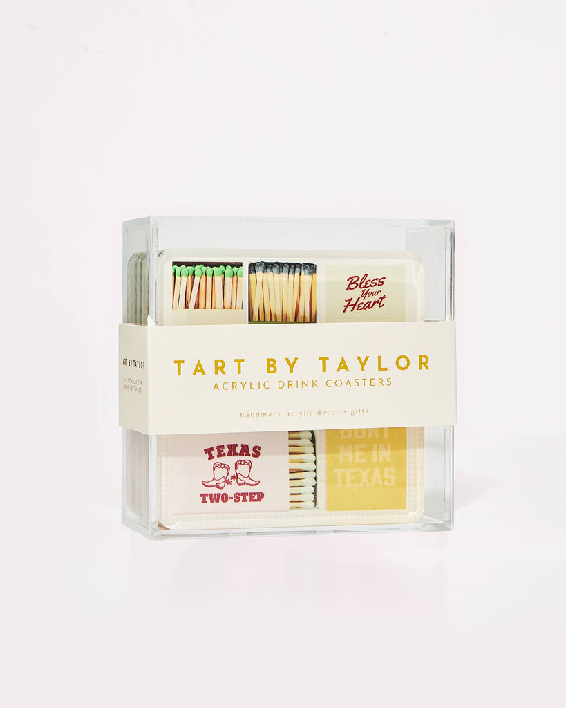 Texas Matchbook Coasters